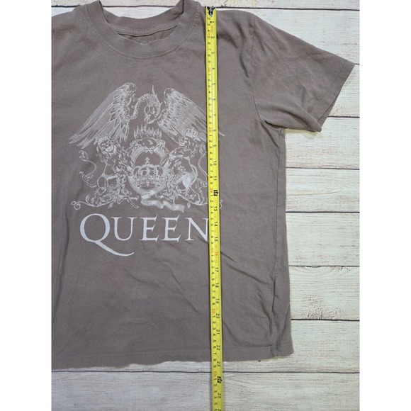 Abercrombie & Fitch Queen Women's T-SHIRT Size XS Brown Short Sleeve Crewneck - Picture 4 of 7